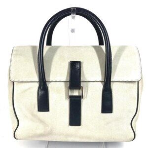 GUCCI 000 0844 vintage logo Tote Bag Flap Hand Bag